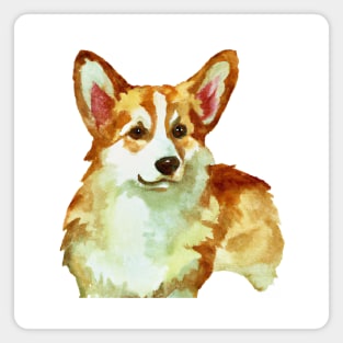 Pembroke Welsh Corgi Watercolor - Gift For Dog Lovers Magnet